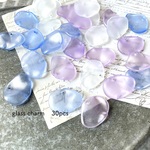 30コ★花びらガラスチャーム