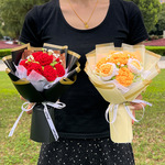 毛糸 花 枯れない花 毛糸 編み物 手編み キッズ バラ 花束 結婚式 花嫁 ウェディング お祝い 卒業式 入学式 発表会 誕生日 プレゼント