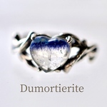 デュモルチェライトSV925指輪フリーサイズ