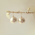 Cotton pearl 2 pierce (NO.1998)
