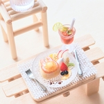 ミニチュアスイーツ☘️うさぎのふわふわ厚焼きパンケーキ♡レモンティーセット