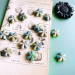 概ね光る【2コセット】JIRI＊IVANA#czech beads#チェコビーズ　flower sea star16✖️16㍉　mixassort/copper étoile de mer