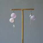 雨音の余韻ピアス - 紫陽花 〈夏限定〉