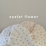 eyelet flower bib スタイ　赤ちゃん　よだれかけ　アイレットニット　bib   babybib   ベビースタイ　出産祝い　出産準備　男の子スタイ　女の子スタイ