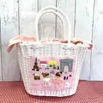 バケツ型カゴバッグ