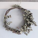 【Φ32cm】Olive+Eucalyptus wreath / オリーブ枝とユーカリのナチュラルリース(EUW-6)