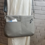 ヒップバックにもなる ショルダーバック クラッチ 帆布 黒