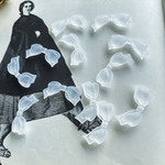 50㌫オフ 【2コセット】west germany vintage lucite ghost ribbon40✖️19㍉　リボンの幽霊