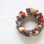 （y様オーダー品）木の実と千日紅のリース