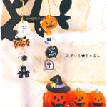 ハロウィン柄勢揃いぶらさがりピアスA
