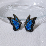 アゲハ蝶の ピアス/イヤリング