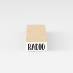 【小さな文字】RADIO | はんこ