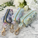 ｟受注製作｠携帯ゴミ袋ポーチ｜出産祝い・プレゼントに｜リバティ シンクオブミー｜ラミネート生地