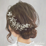 ウェディング ヘッドドレス ♡ ブライダル 結婚式 前撮り 髪飾り ヘアアクセサリー ヘアパーツ ヘッドドレス 花冠 花かんむり 小枝 ティアラ ビジュー 花嫁 新婦 ブロンズ ゴールド dress