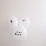 birthday balloon　≀ 名前入り　誕生日　ハーフバースデー　100日　お食い初め  バースデーバルーン　バルーン　風船　