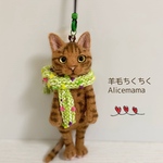 擬人化立ちポーズの茶トラさん
