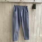 大きめサイズ☆コットンダンガリーの楽ちんパンツ