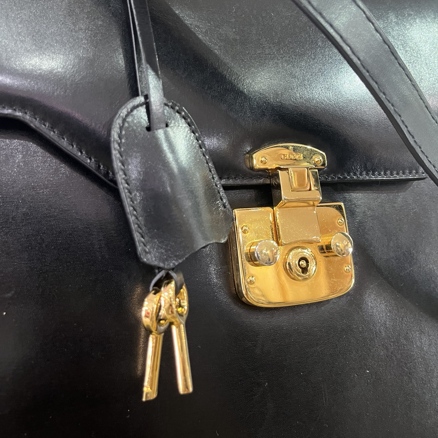SALE【GUCCI】名作本革。永遠を纏う美しさ 1715 80s90sバッグVINTAGE 