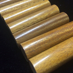 実印•銀行印に最適‼︎緑檀ハンコ15.8mm&本革ケース