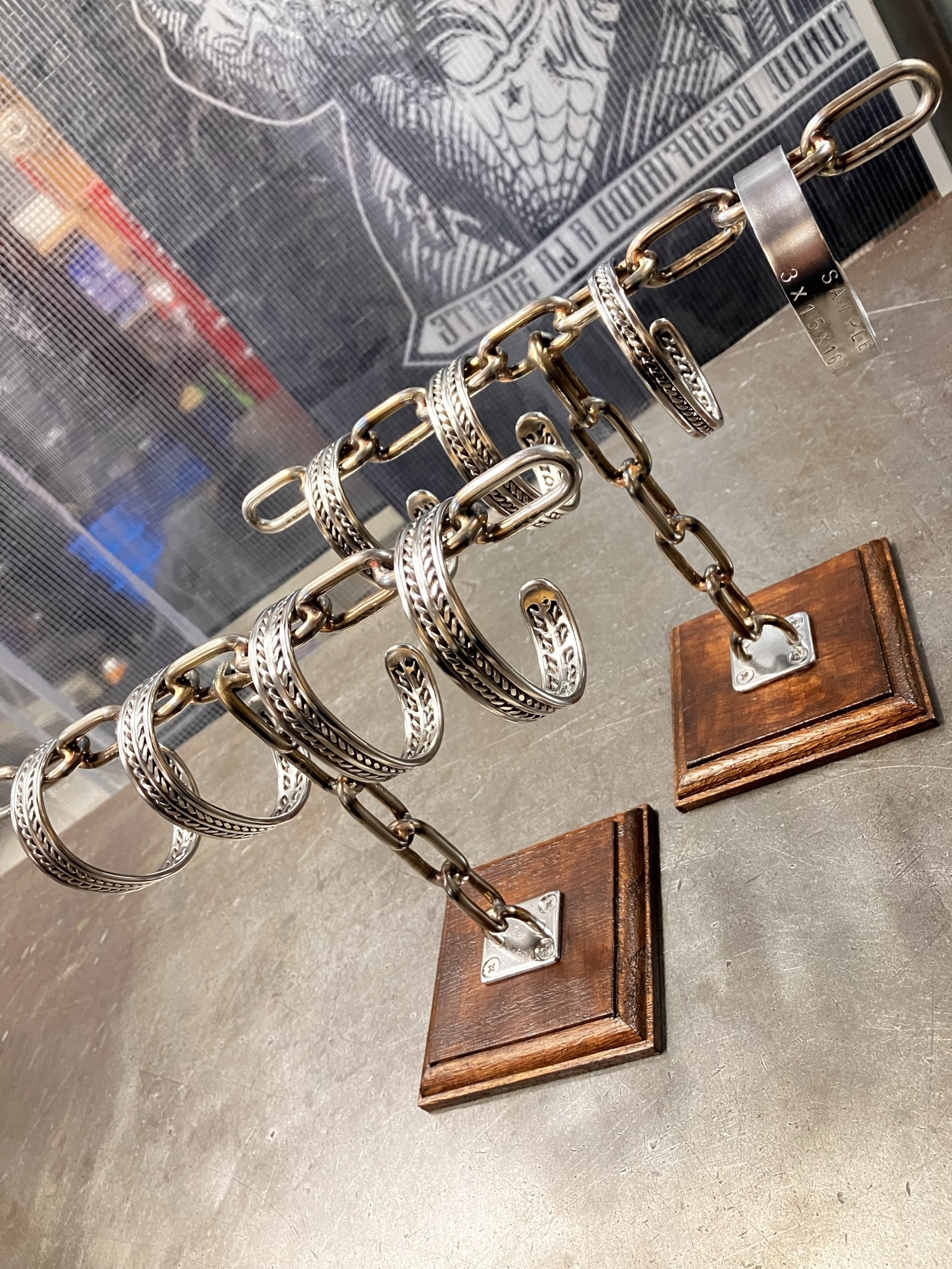 Aバングル ハンドメイド ステンレス SUS304 溶接 手作り