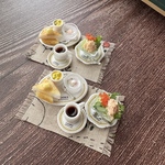 たっぷりツナサラダの朝食セット