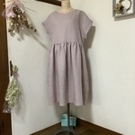 リネン　アンティークモープ　ワンピース💕