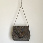 Vintage retro beads embroidery bag