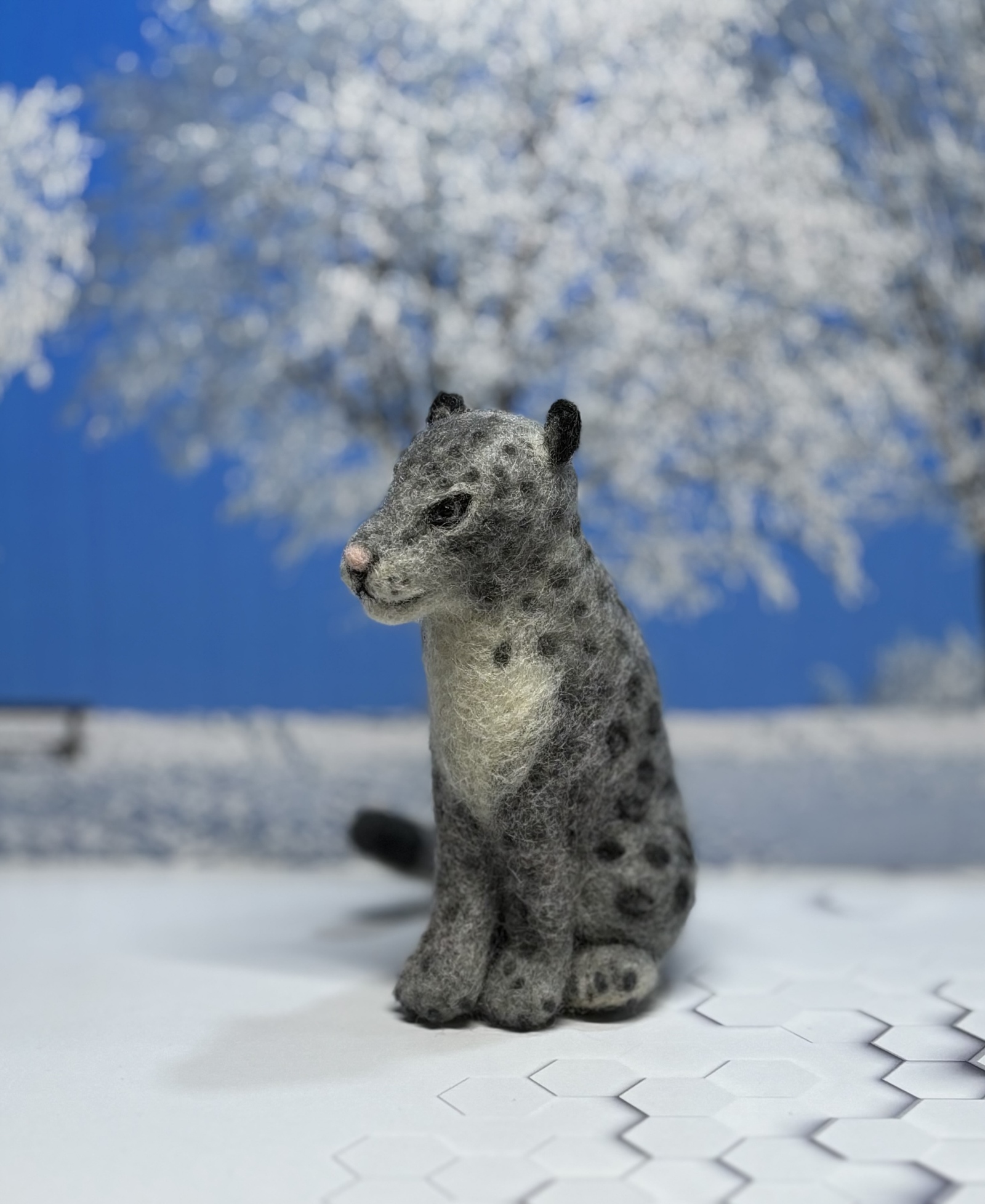 ニードルフェルト アフリカオオコノハズク(フクロウ)2体セット