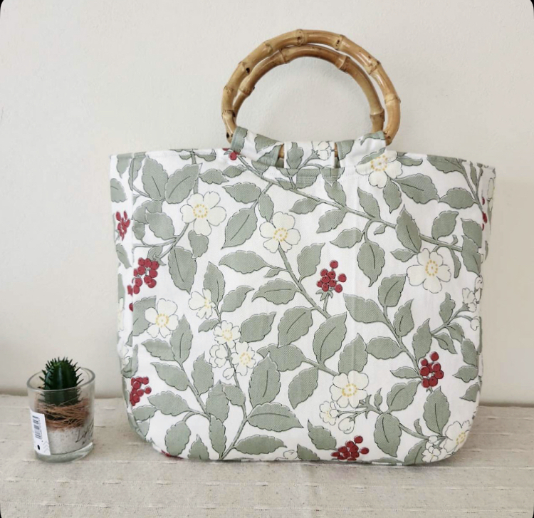 bamboo♡花柄トートbag