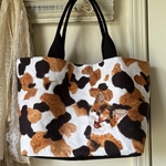 三毛猫柄大人かわいいトートバッグ