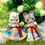 ココクムサイズワンピース　マルチカラー