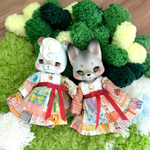 ココクムサイズワンピース　ピンク系