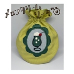 レトロなまんまる巾着　メロンクリームソーダ