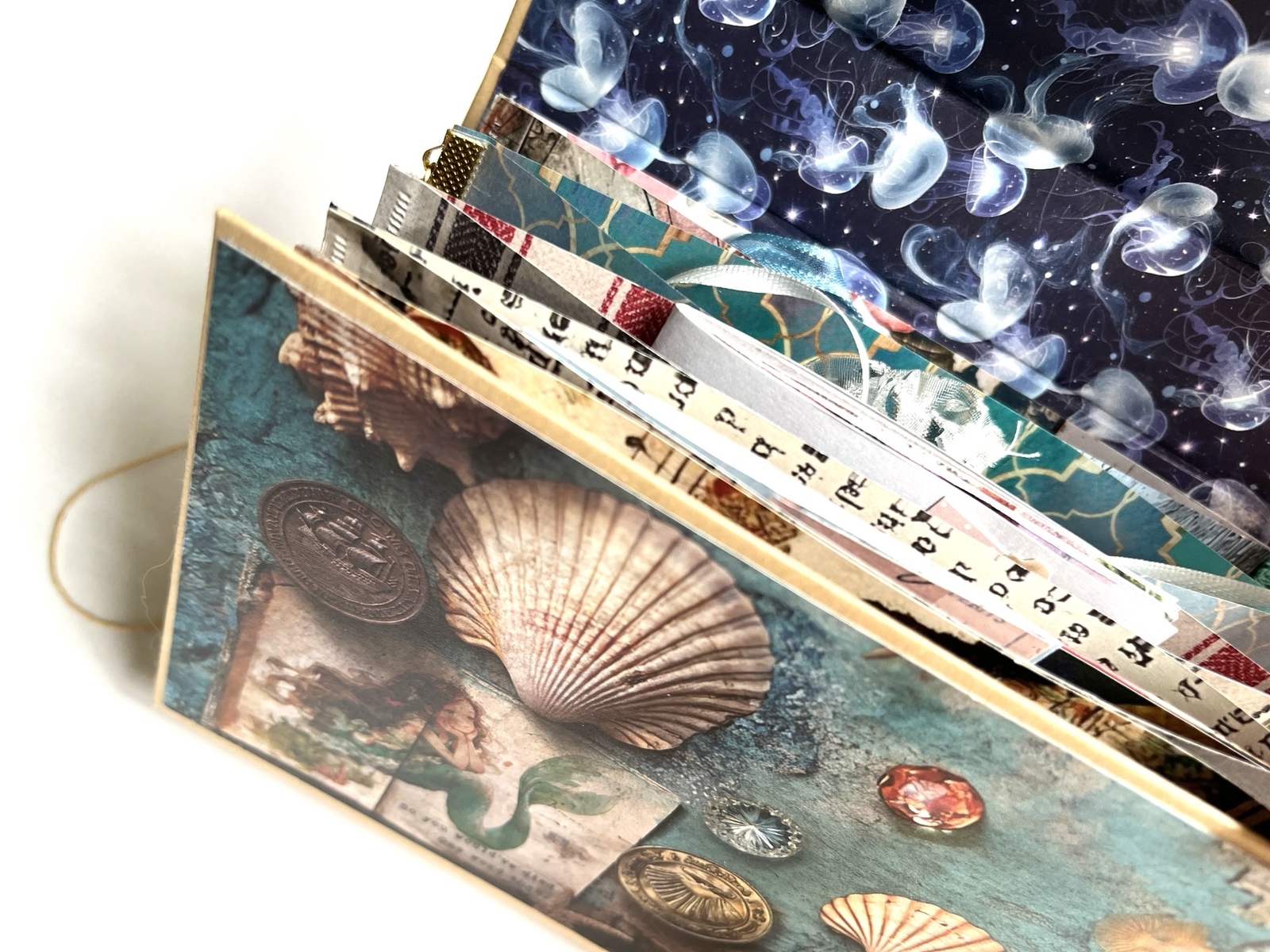 おすそ分けファイル♥️ミニ蛇腹ファイル ミニ蛇腹ファイル おすそ分けファイル No.6 フレークシール