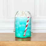 夏色クリームソーダの巾着ポーチ