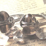 スモーキークォーツリング１個♪silver