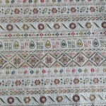 インド刺繍生地　約100cm × 50cm