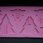 【再入荷　クリスマスに！】シリコンモールド　３Dツリー