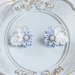つまみ細工 水引 ピアス 和風 浴衣 花 