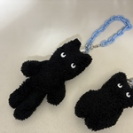モコっとぬいぐるみプラスチックチェーンチャーム