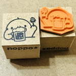 ビールで乾杯とーさん 20x20