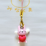 天使うさぎちゃんストラップ