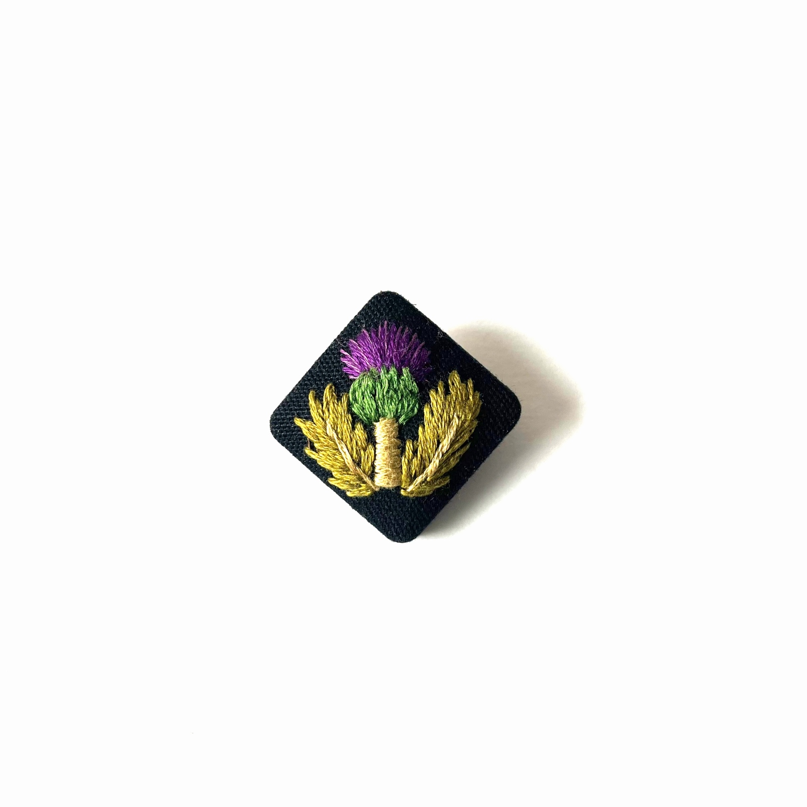❁hAnafany❁(専用)55mm くるみボタン　鳥刺繍 受注制作】選べる刺繍 くるみボタンセット - itonohaco'S