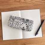 mina perhonen  forest tile  ペンケース　ミナペルホネン の刺繍生地