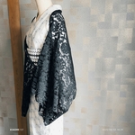 粋☆着るストール・haori/レース・ダークネイビー