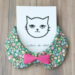 vintage fabric【一期一会 】 〜bouquet〜 おめかし猫さんのための＊コリエ