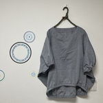 着心地のよい日常服　オーガニックキャニオンコットン　グレー