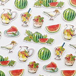 Watermelonフレークシール｜スイカ【32枚入】