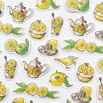 Lemon＆Limeフレークシール｜レモンライムティー【32枚入】