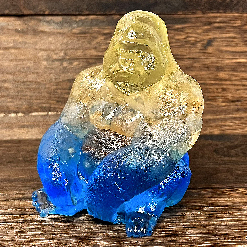theory xyz ルチルクォーツ 置物 母岩(結晶)入り ゴールドルチル